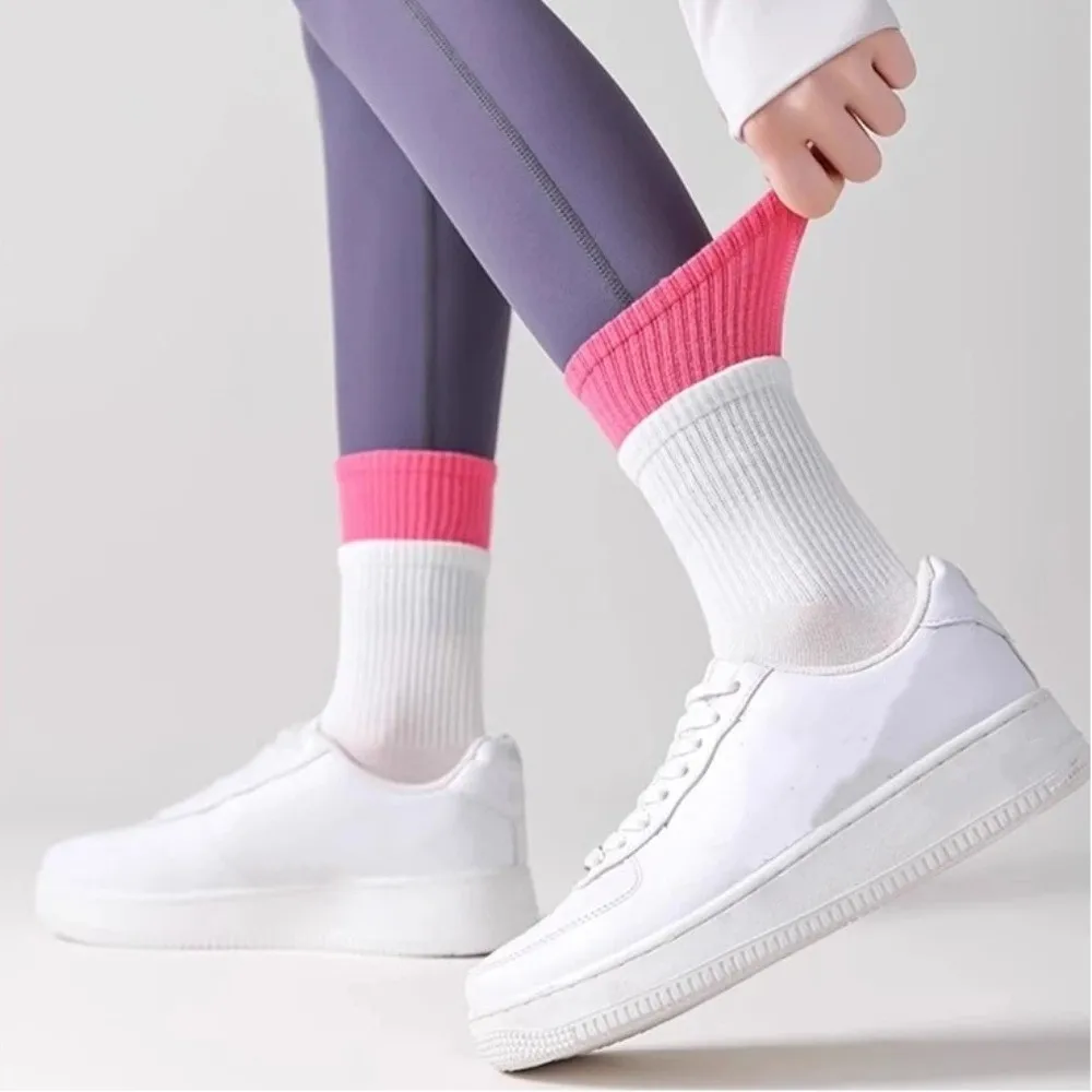 

Breathable Five-finger Yoga Socks Cotton Five Toes Pilates Socks Sweat Absorbing Silicone Non-slip Pilates Fitness Socks