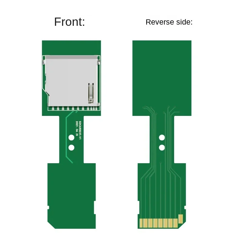 SD Memory Card Extension Protection Card - Data Storage Expansion Secure Slot
