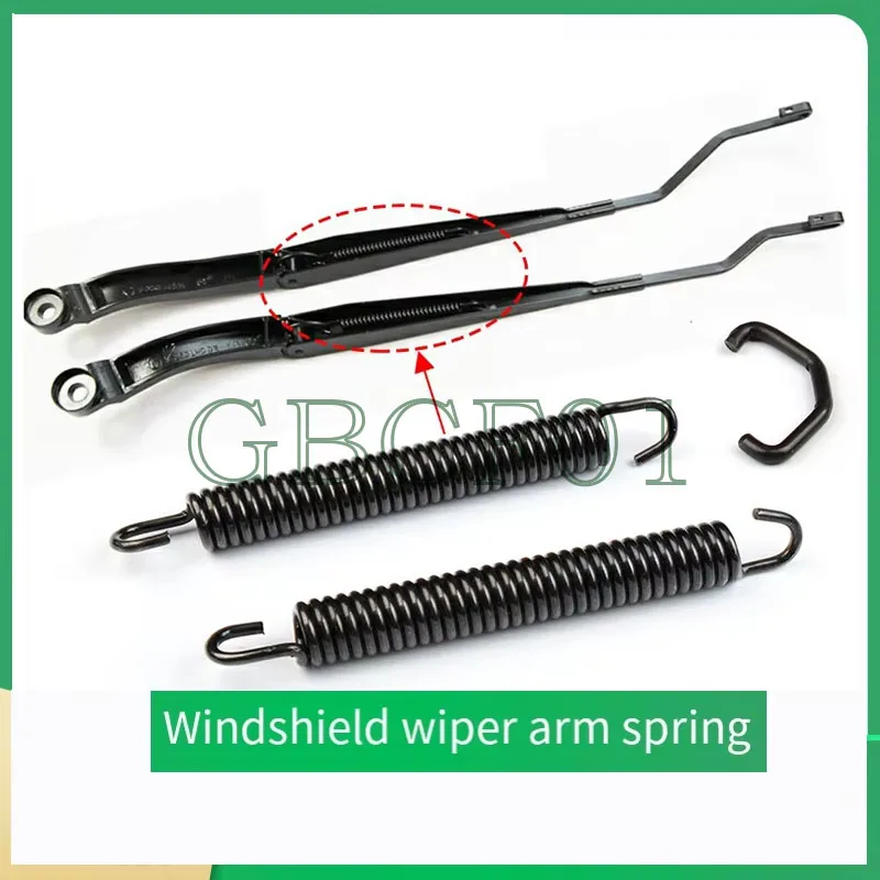 Car Wiper Spring Wiper Arm Accessories Spring Wiper Arm Strong Hook Spring Width 11.5-14mm Length 68-110mm