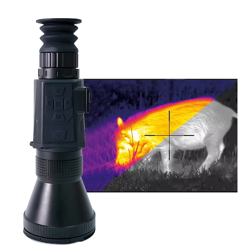 2025 رائجة البيع Lsj المحمولة عالية الدقة 384*288 طويلة المدى الصيد التصوير الحراري نطاق الرؤية الليلية