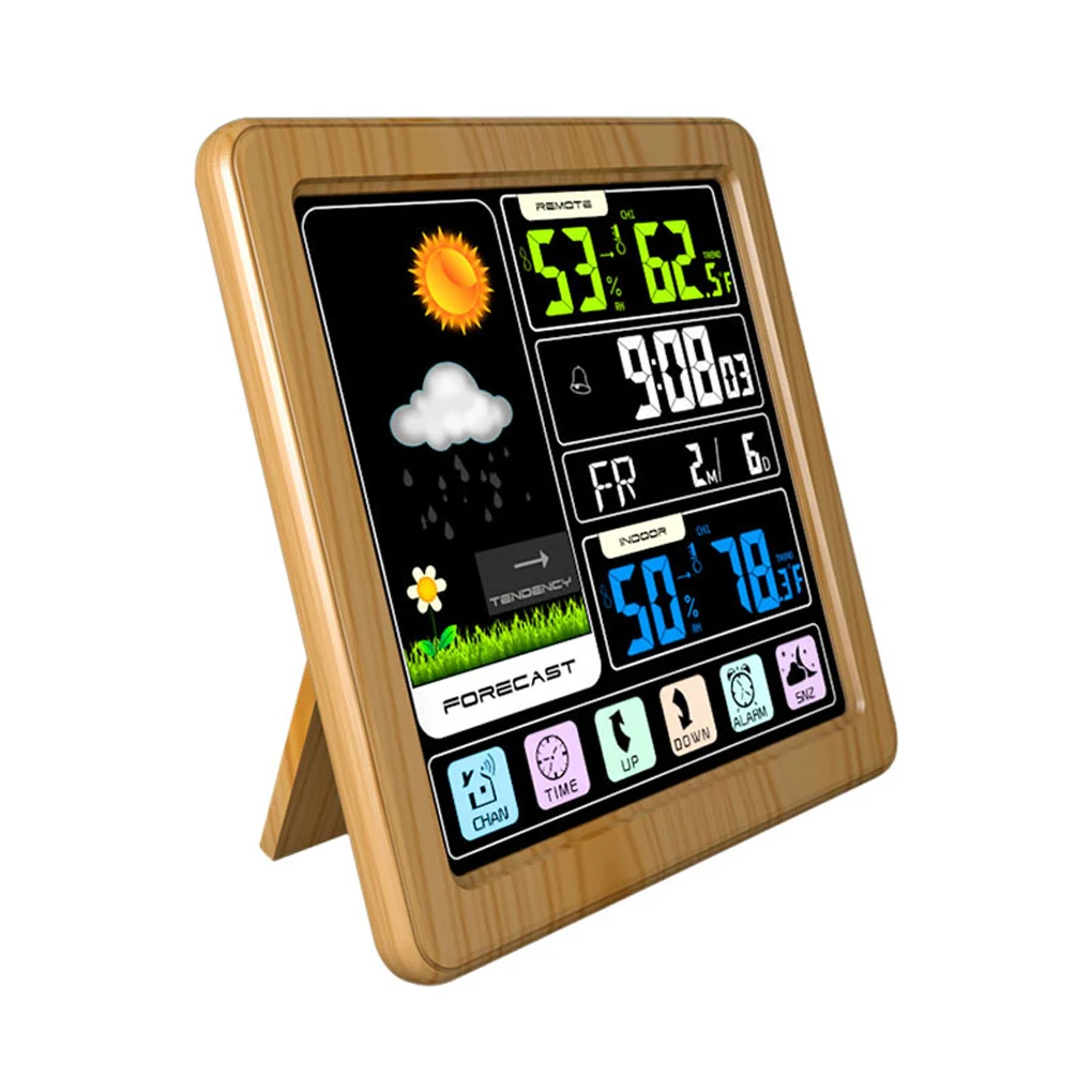 

Беспроводная метеостанция с наружным датчиком, термометром, температурой