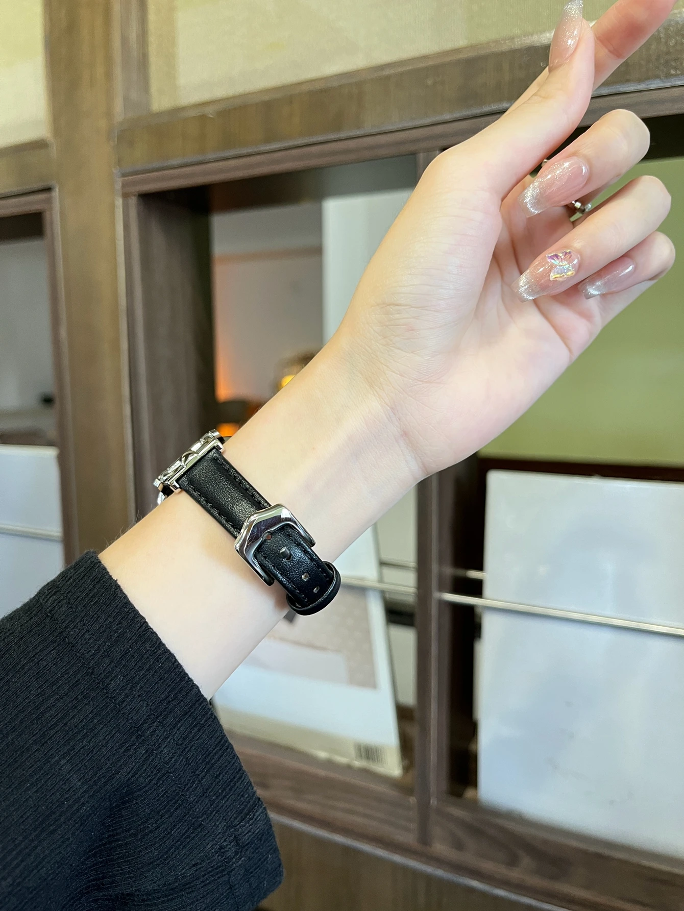 20mm 22mm Leather Loop metal band For Samsung Galaxy Watch 7 FE 5 Pro 4 6 classic 44mm 40mm sport bracelet correa Strap