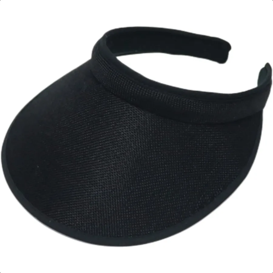 

Cloth Covered SlipOn Visor for Women Adjustable Cap Sports Sun Visors for Men
