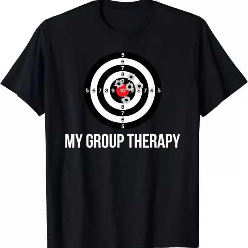 Group Therapy Shooting Range Funny Gun Enthusiast Unisex T-Shirt