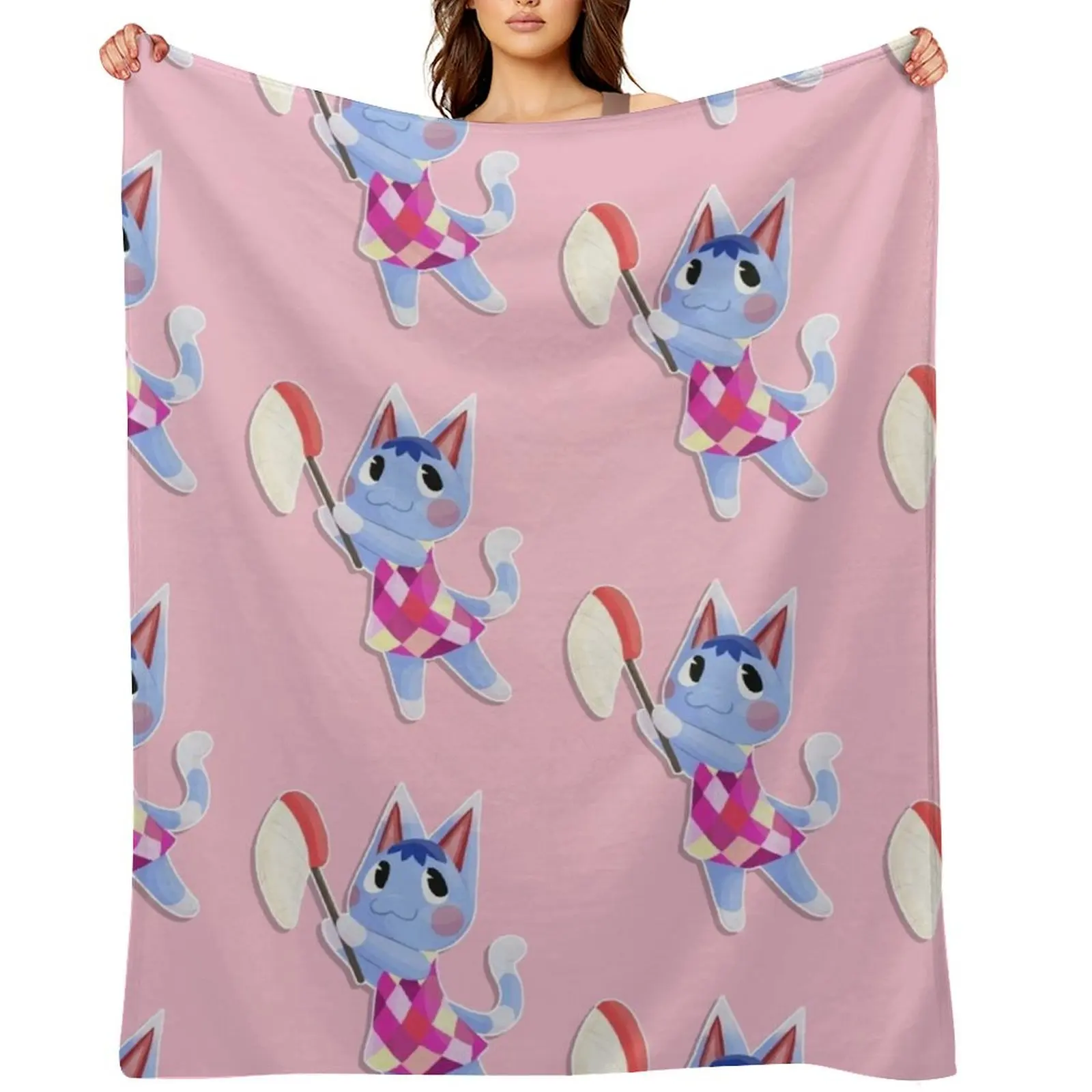 

Rosie Throw Blanket Luxury Thicken warm winter For Decorative Sofa Soft Beds Blankets