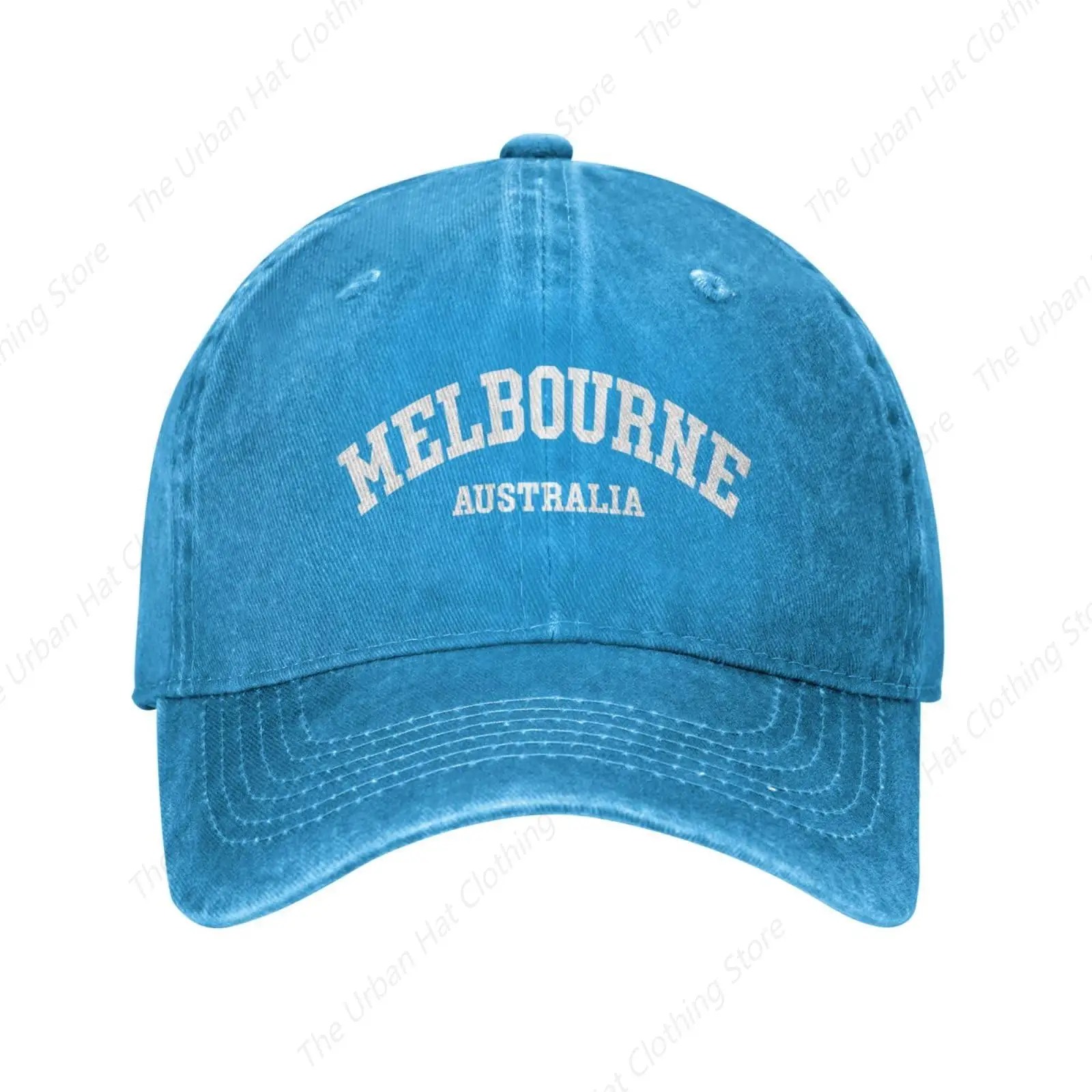 Melbourne Funny Gifts MenTrucker Hat  Australia City Baseball Hats Fishing Cowboy Snapback Cap for Men Women Ball Caps Daily