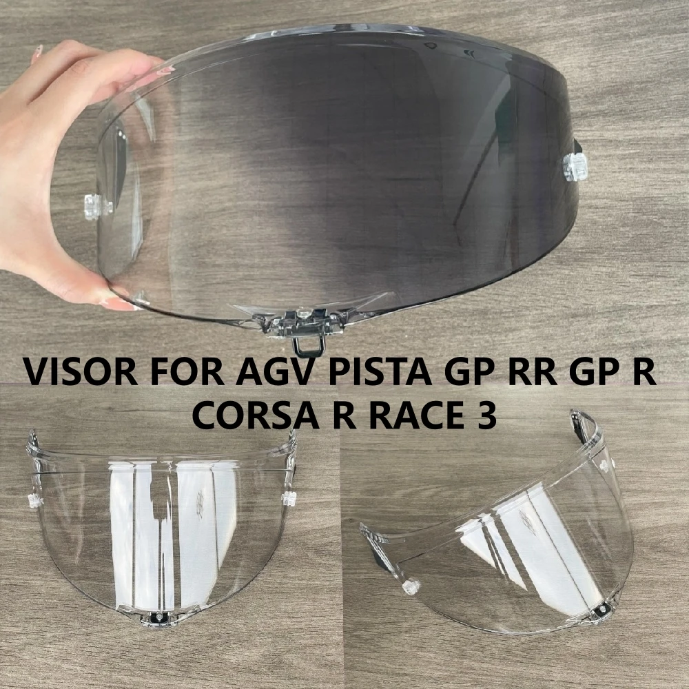 Photochromic Visor Lens for AGV PISTA GP RR GP R CORSA R RACE 3 Helmet Shield Uv Protection Windshield Casco Moto Accessories