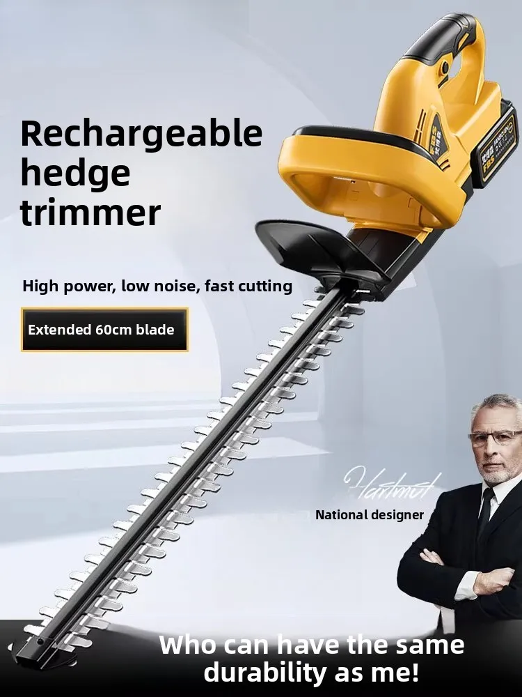 Electric hedge trimmer, rechargeable pruning shears, flower pruning shears, tea harvesting and landscaping tools