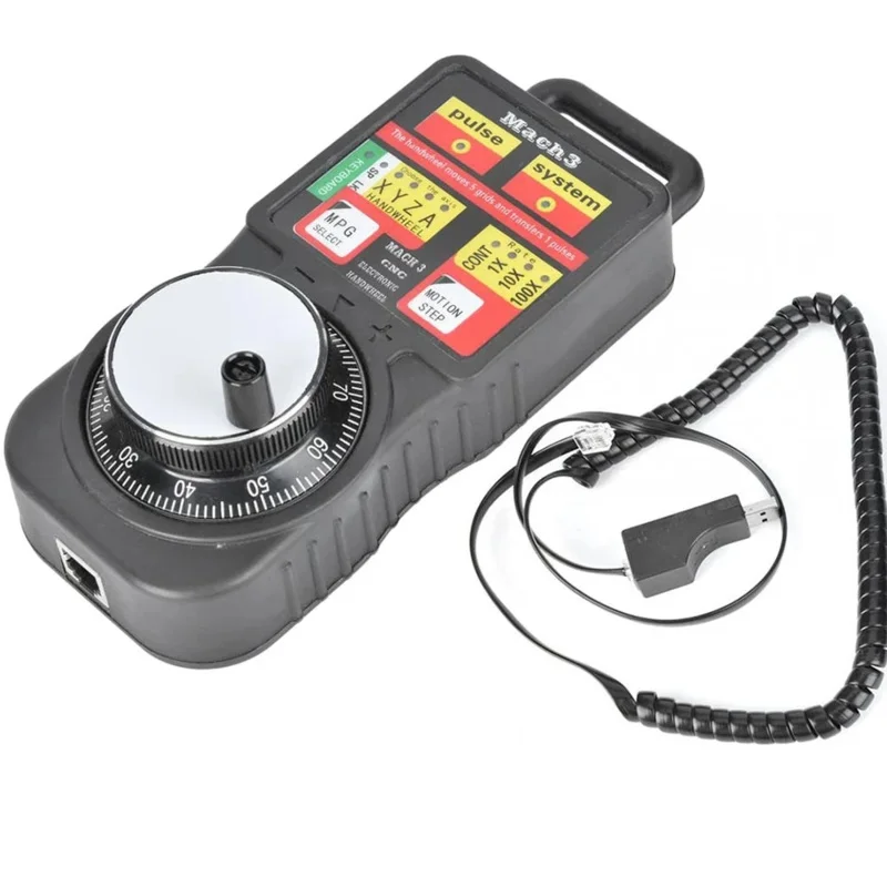 CNC Mach3 USB 산업용 전자 핸드휠, mpg4 4 축 수동 펄스 발생기, mpg 펜던트 핸드휠