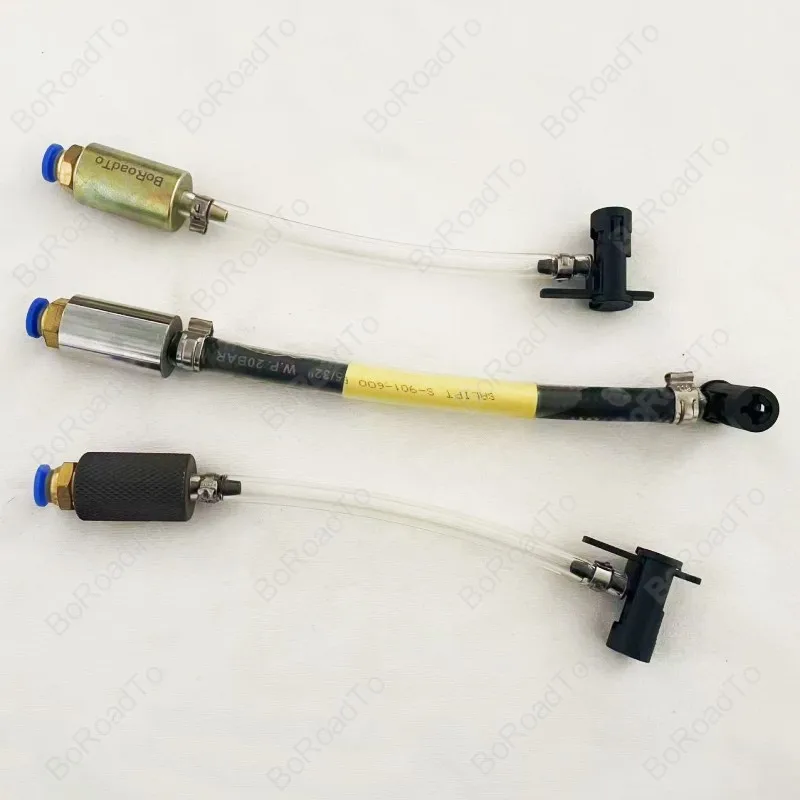 10bar Ciśnienie Piezo Diesel Injector Test Oil Return Check Valve Booster Valve z rurką Quick Connect Joint dla Bosch Siemens — zdjęcie 4
