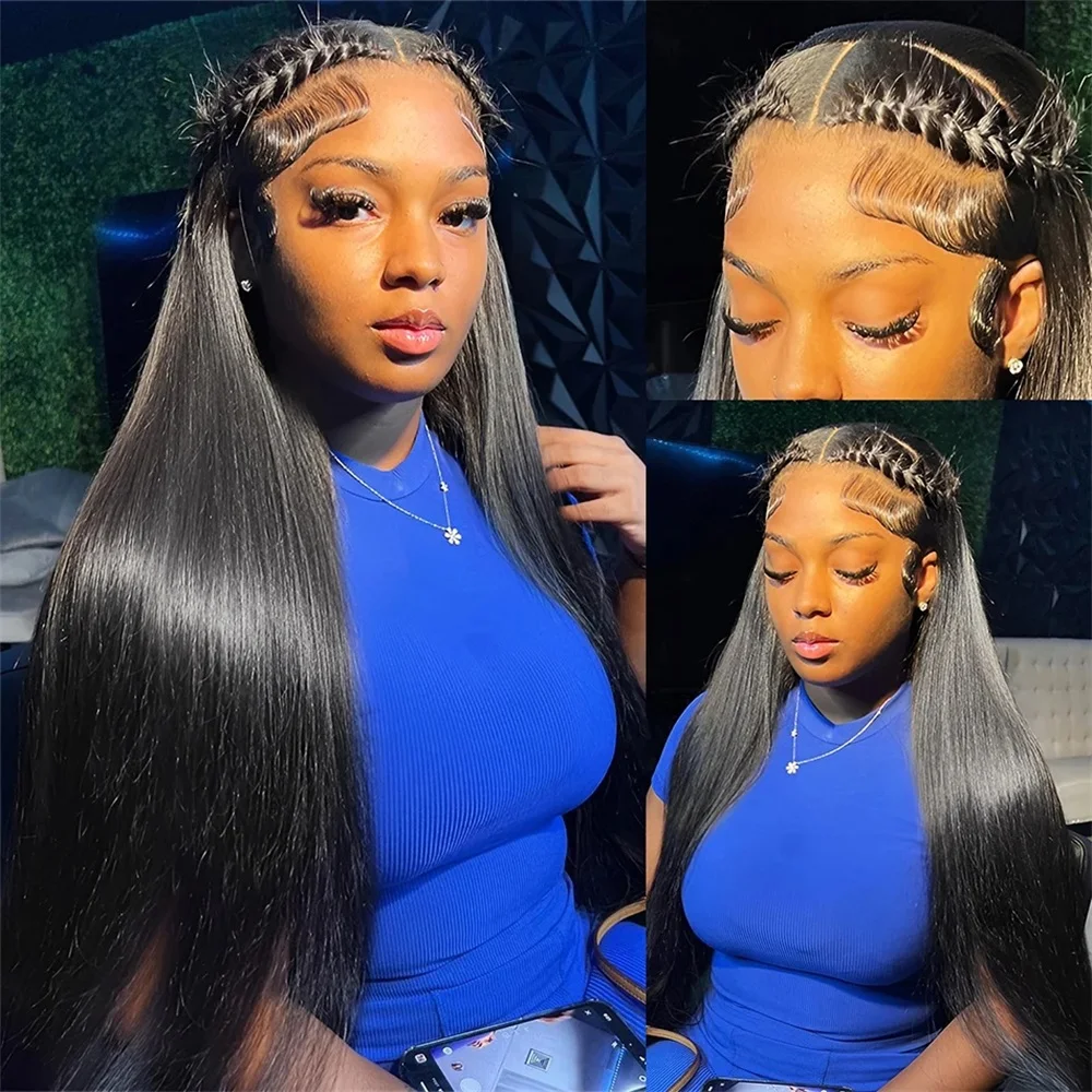 Brazilian Bone Straight 13x4 13x6 Transparent Lace Front Human Hair Wigs Glueless 4X6 5x5 Lace Closure Wig 360 Lace Frontal Wig