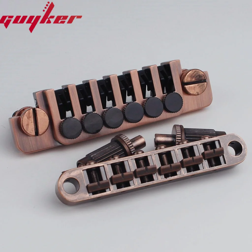 Guitar Saddle Bridge - Tune-O-Matic Bridges GM003 +Vintage TP6 Tailpiece Five Colours Available