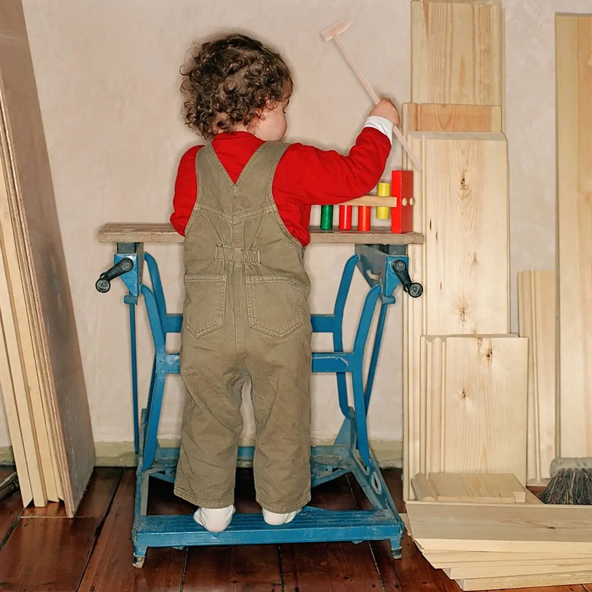 Mini maillets en bois pour enfants, 5 pièces, petits marteaux, outil d'activité Durable pour bébé, développement de la Coordination œil-main