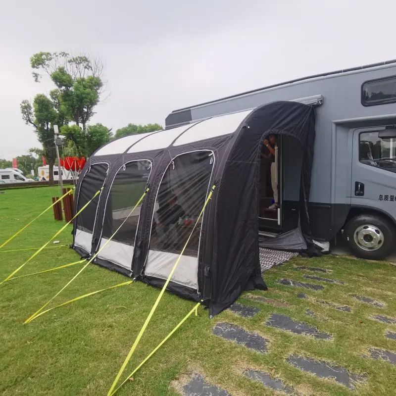 

RV side tent, external canopy awning, outdoor trailer camping, rainproof and thickened quick-opening inflatable tent