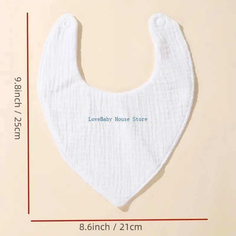 مجموعة BX0D مكونة من 3 مرايل قطنية مرايل أطفال أنيقة وعملية هدية للأولاد والبنات