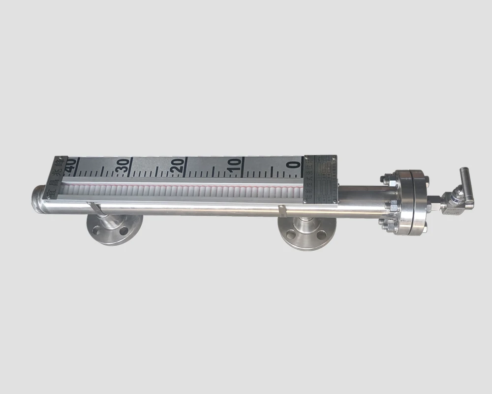 Stainless steel magnetic liquid level gauge for fuel tank water tank