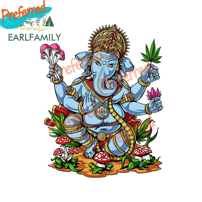 Personalized Ganesha Car Stickers Waterproof Sunscreen Suitcase Vinyl Pvc Motorcycle Helmet Fine Decals Car Styling Car Stickers