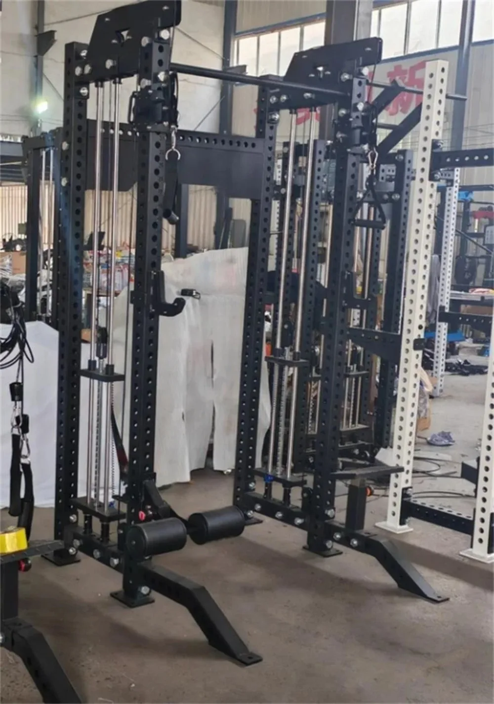 for  Gym Use Fitness Equipment Multi-Functional Trainer Power Cage Smith Machine Squat Rack