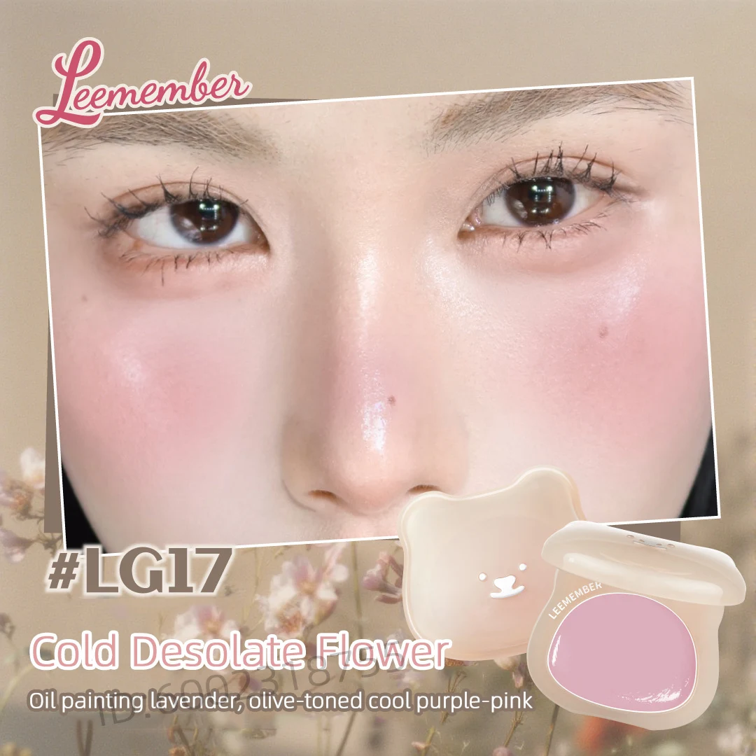 LEEMEMBER Watery Blush Moisturizing Blusher Cream Monochrome Shimmer Cute Cosmetics Longlasting Jelly Face Blusher In Bar Makeup