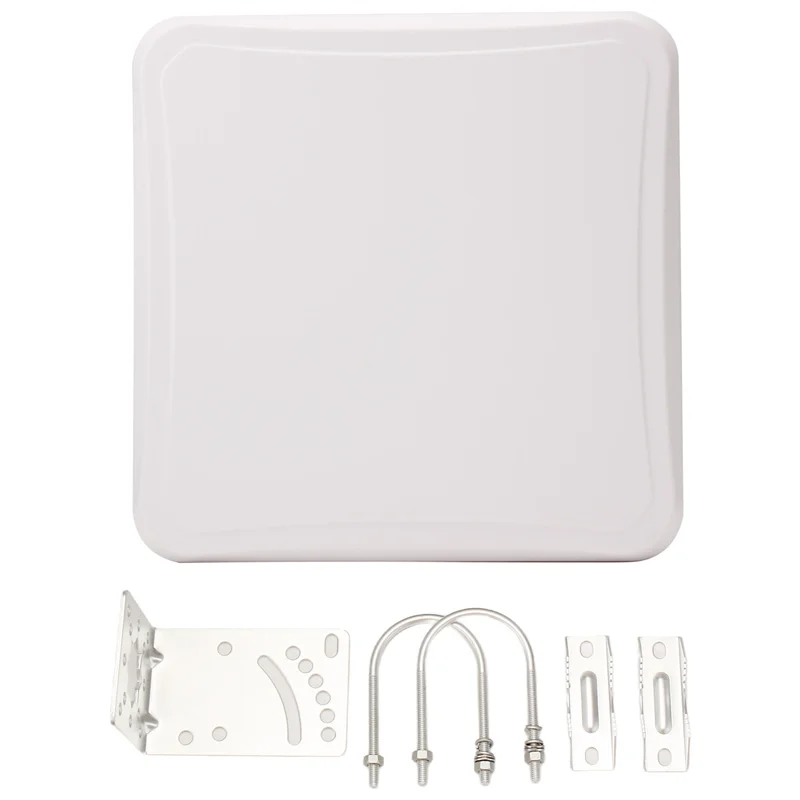 abkq-rfid-writer-reader-antenna-868-915mhz-mhz-10db-circularly-polarized-lora-flat-panel-n-female-interface-identification-anten