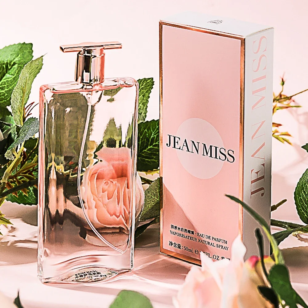 

Hot Sale 50ml Eau De Parfum Spray Sweet Fruit Floral Notes Long Lasting Energetic Romantic Idole Perfume for Women