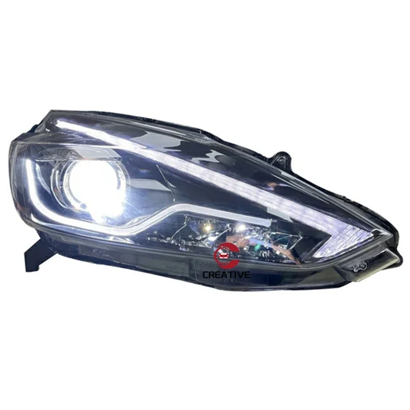 닛산 센트라 실피 펄사 2016-2020 B18용 자동차 부품 LED 램프 헤드라이트, 다이나믹 방향지시등, 하이빔 렌즈, DRL 어셈블리