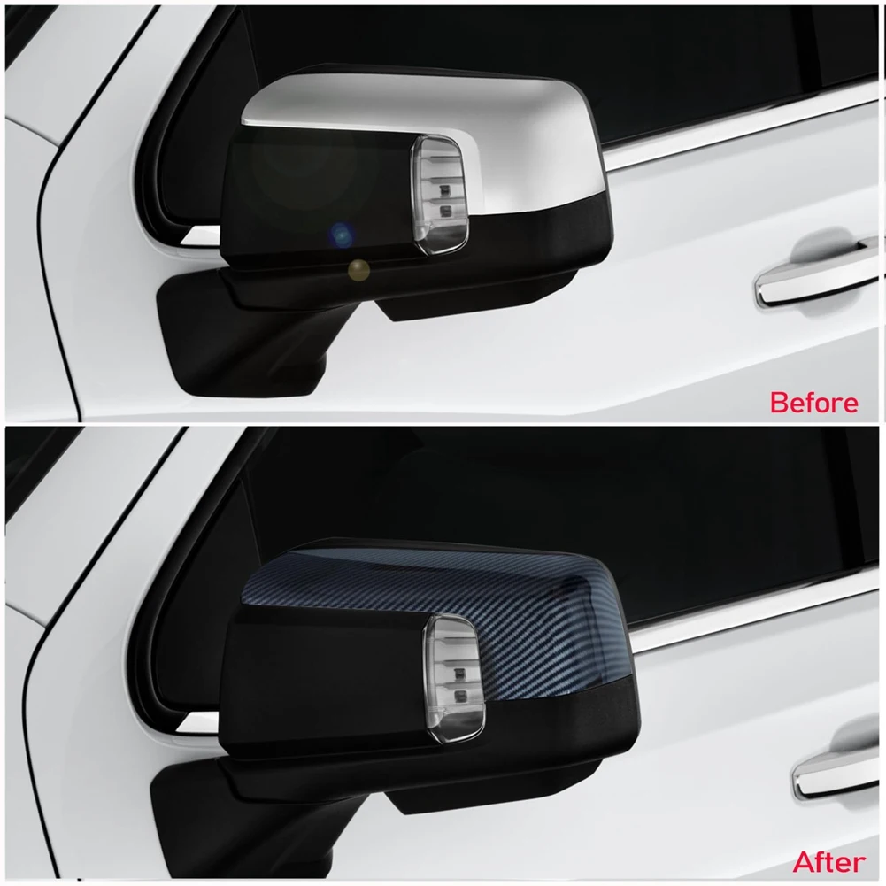 

Rearview Mirror Cap Cover Trim Replace 84469252 For Chevy Silverado 1500 GMC Sierra 1500 2019-2024 Accessories