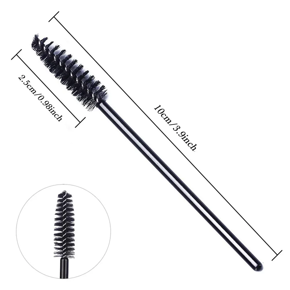 Descartável Mascara Wand para Cílios Extensão, Escovas de sobrancelha, Spoolies Aplicador, Eye Lashes, Pincéis de maquiagem, Cosmetic Tool, 50Pcs