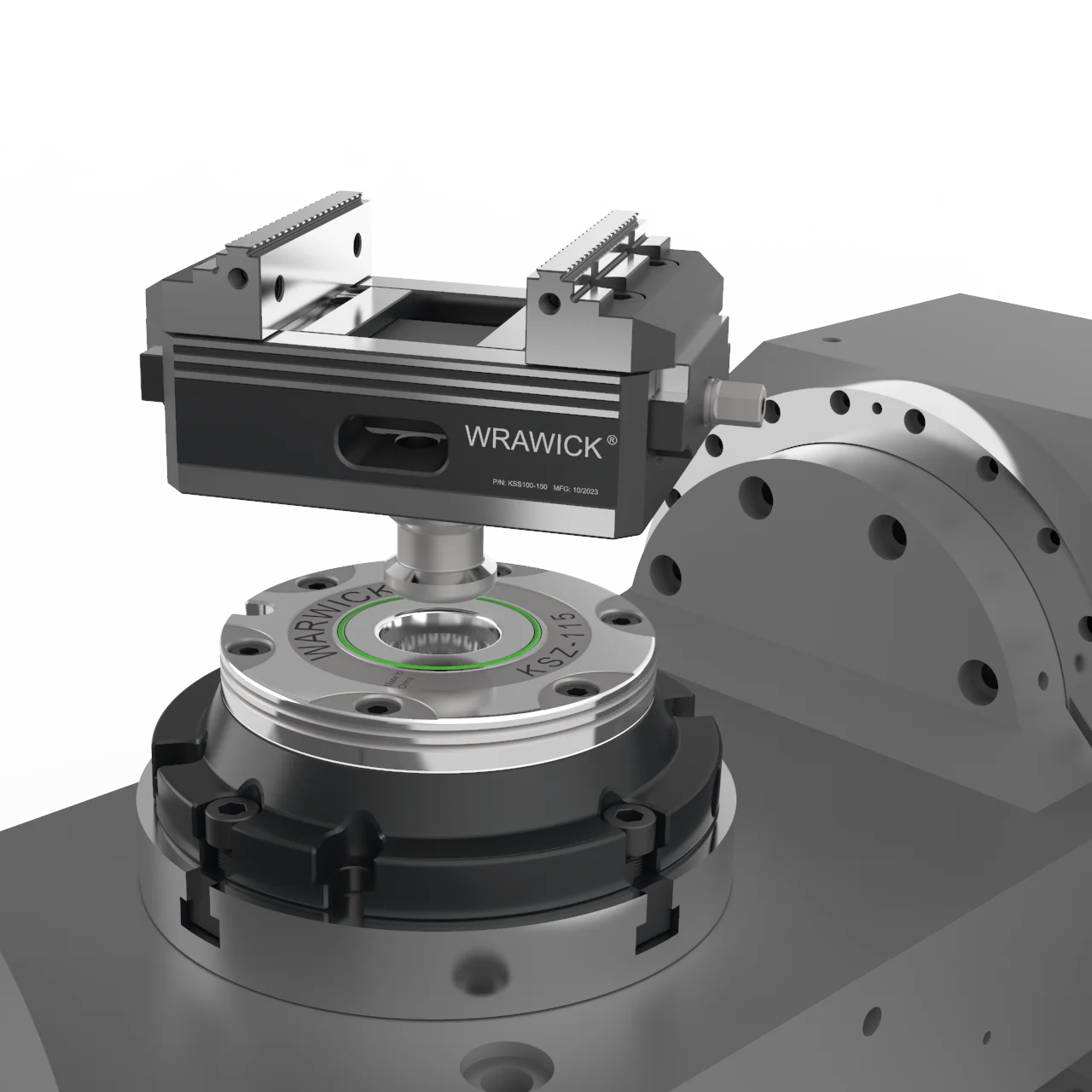 

KSZ88 Precise Zero Point System One Way Clamp Station Center Chuck For Cnc Machine Center