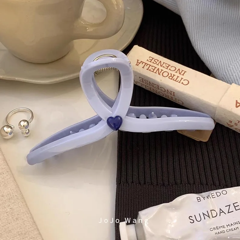 

Girl women back of head grab clip simple hair grab high-end temperament shark Korean headdress vintage popular catches fashion