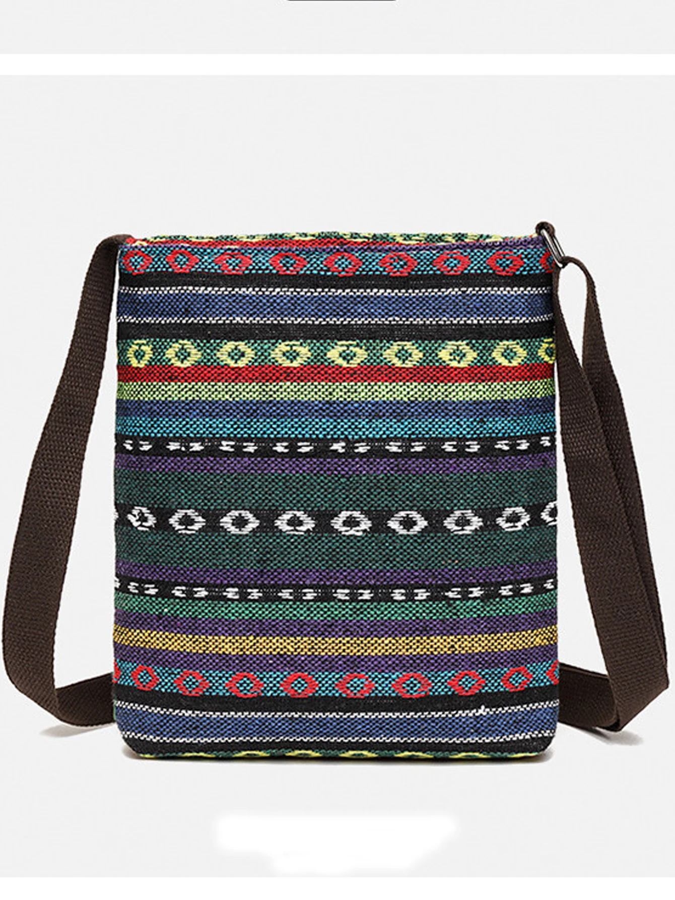 Canvas bag, women\'s crossbody bag, Chinese style, cute student outing, ethnic style, small shoulder bag, single shoulder bag