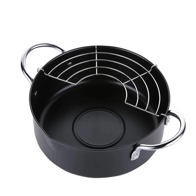 R9CD Stainless-Steel Semi-circular Oil Drain Rack Home Baking Cooking Oil Drip Filter For Tempura, Fried (9 Sizes)