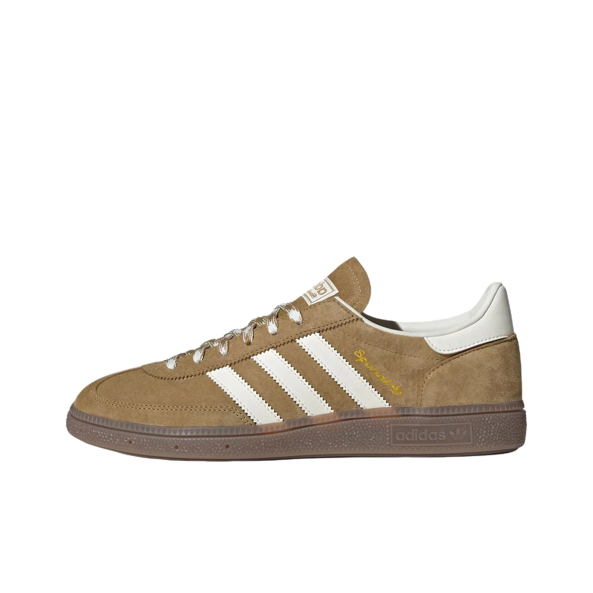 Adidas Originals HANDBALL SPEZIAL Leather Low top German Army Trainers Unisex Khaki Brown KI5939