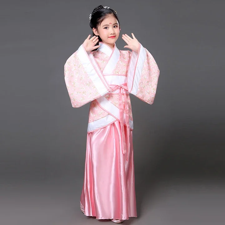 Hanfu Kid Traditional Chinese Ancient Clothing Women's Costumes Chinese Girls Traditional Outfit Children Hanfu Queen Dress