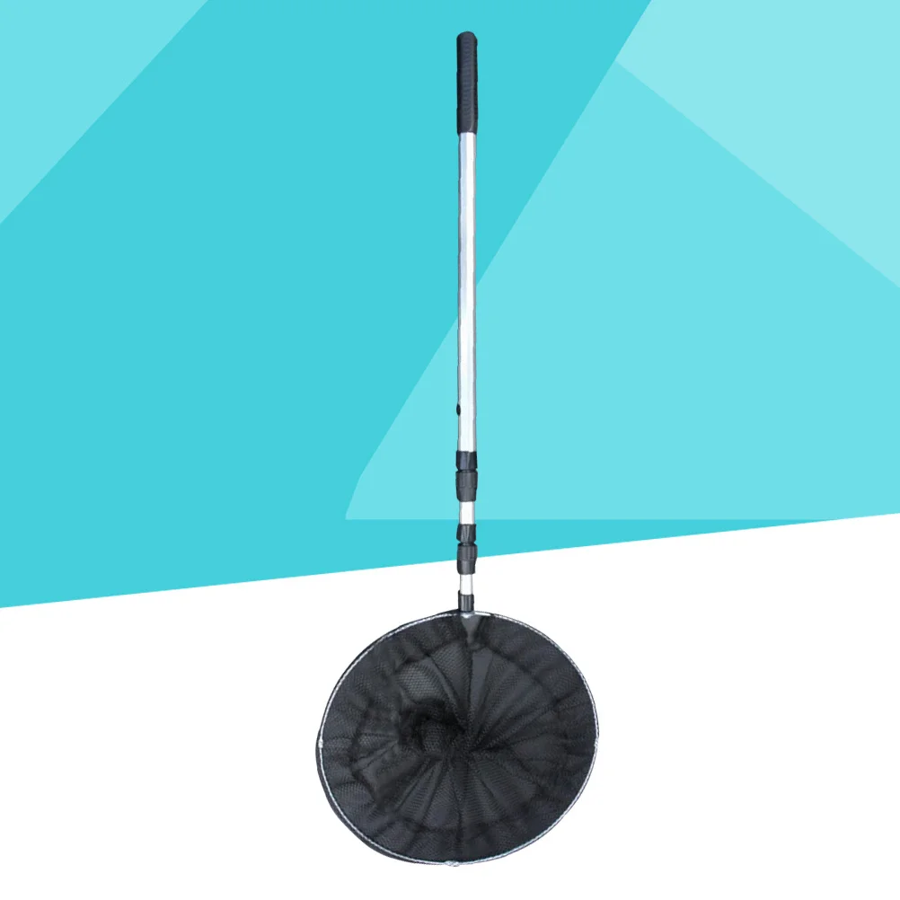 

Telescopic Fish Net 1.5M Aluminum Alloy Handle Foldable Aquarium Mesh Non-Absorbent Coating For Safe Fish Release Durable