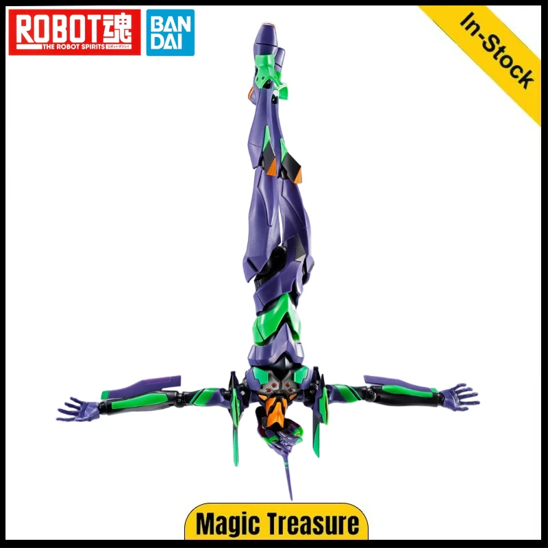 Original Bandai ROBOT Soul EVA Neon Genesis Evangelion serie EVA unidad 1 TNT colección de modelos móviles con acabado limitado
