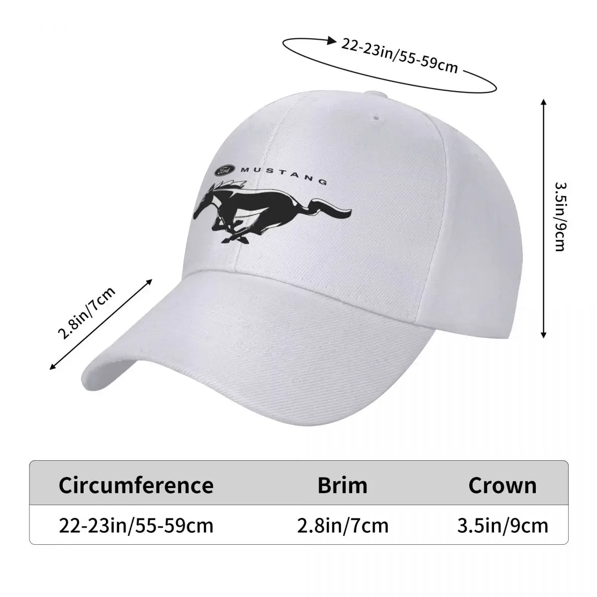 NEW Fords Mustang Baseball Cap printing Baseball Caps Unisex Cap Golf Hat