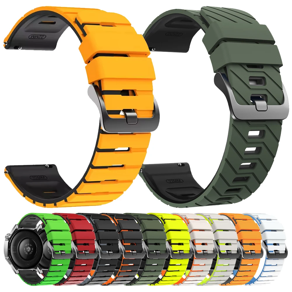 22 mm Silikonarmband für Garmin Vivoactive 4 Ersatzband Forerunner 570 47 mm 265 255 Music Venu 3 4 45 mm Armbandzubehör