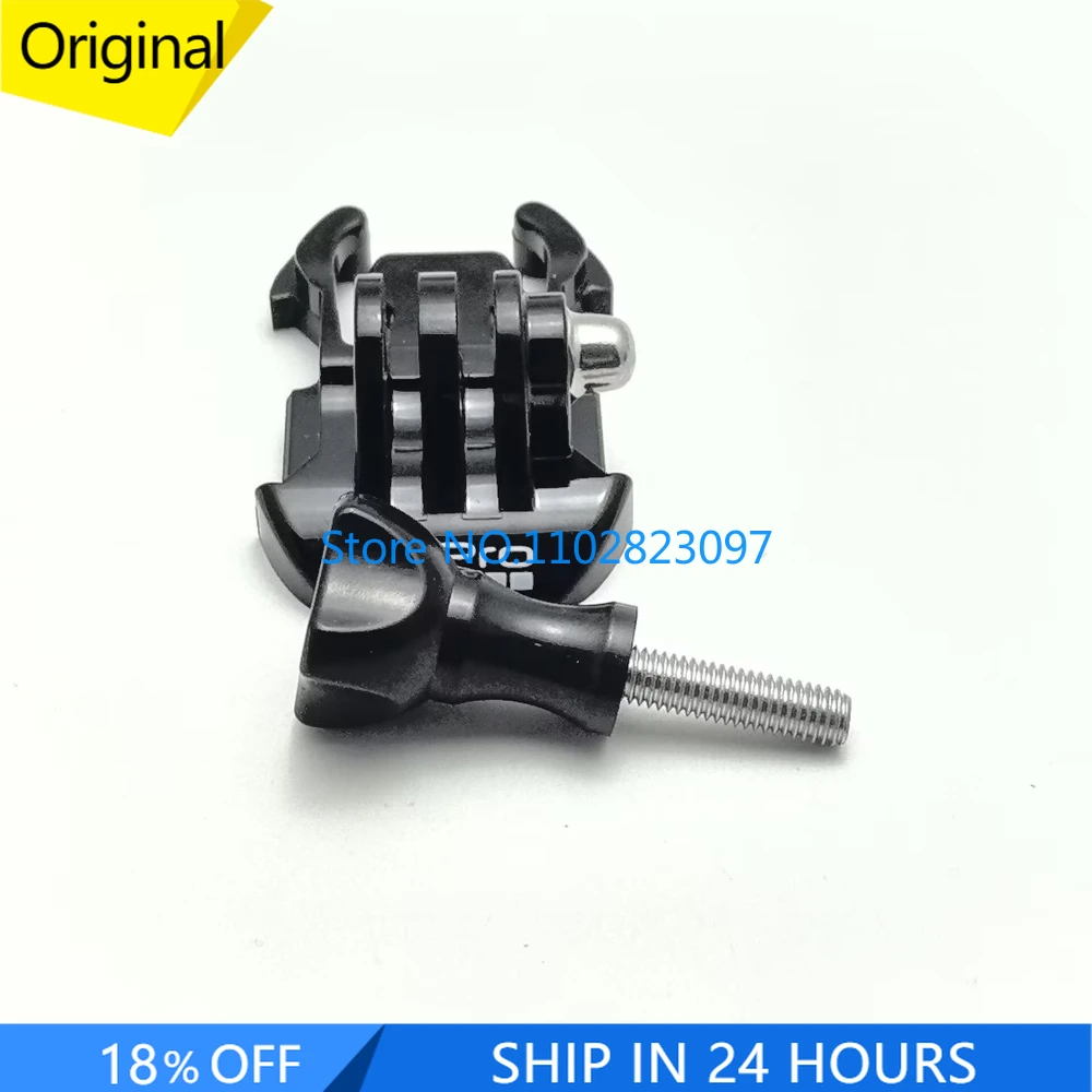 

Original Short Quick Buckle Clip Basic Base Mount +Scew for GoPro HD Hero 12 11 10 9 8 7 6 5 4 3 3+ Fusion Max Session Camera