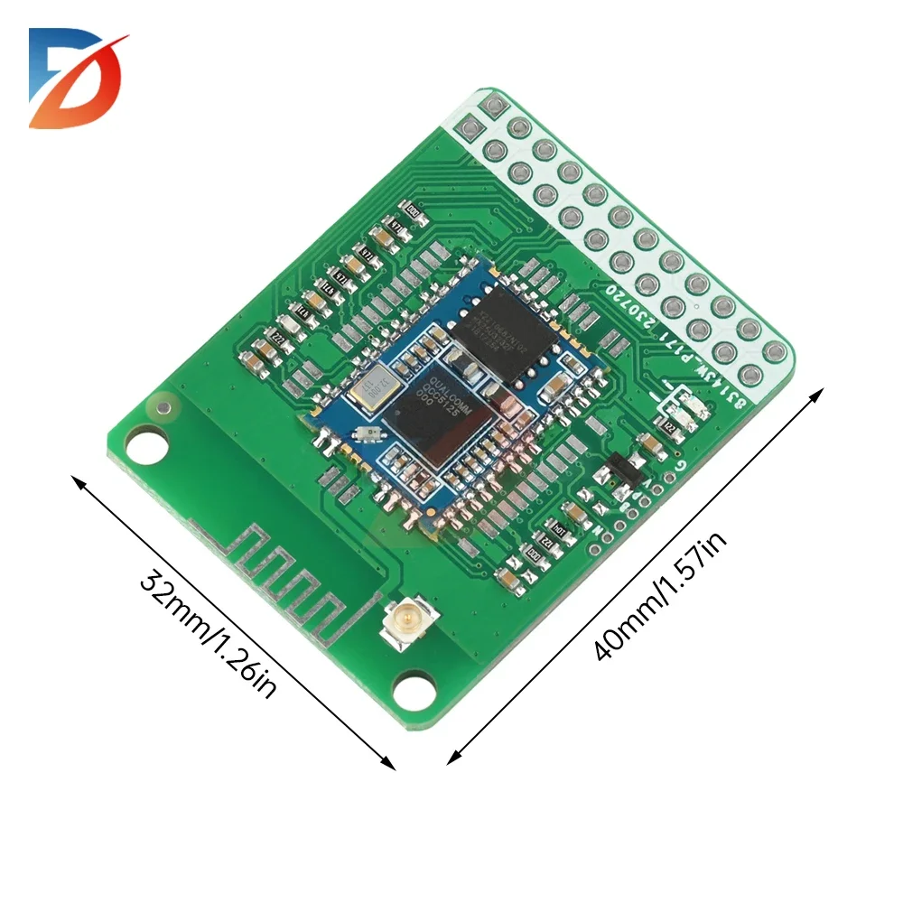 QCC5125 Bluetooth 5.1 Audio Module with LDAC APTX HD Decoding Stereo Sound SPDIF I2S Output for High Quality Audio Systems