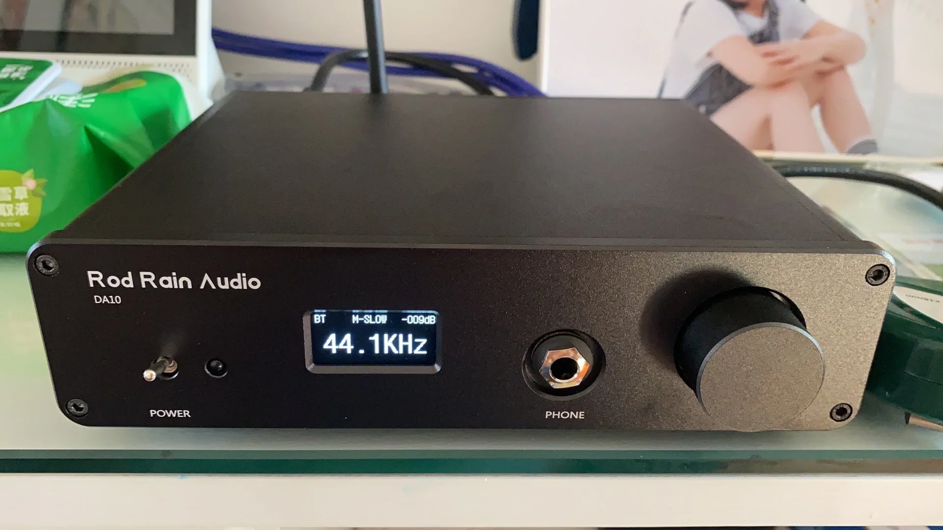 ล่าสุด Rod Rain Audi DA10 Dual Core ES9038 DSD512 บลูทูธ 5.1 ถอดรหัส DAC Ty เครื่องขยายเสียง LDAC