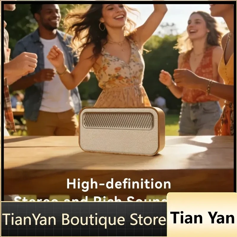 EE1 for K16 Vintage Immersive Speaker Hands-free Calling Powerful Speaker with Voice Assistant TF Card Playback