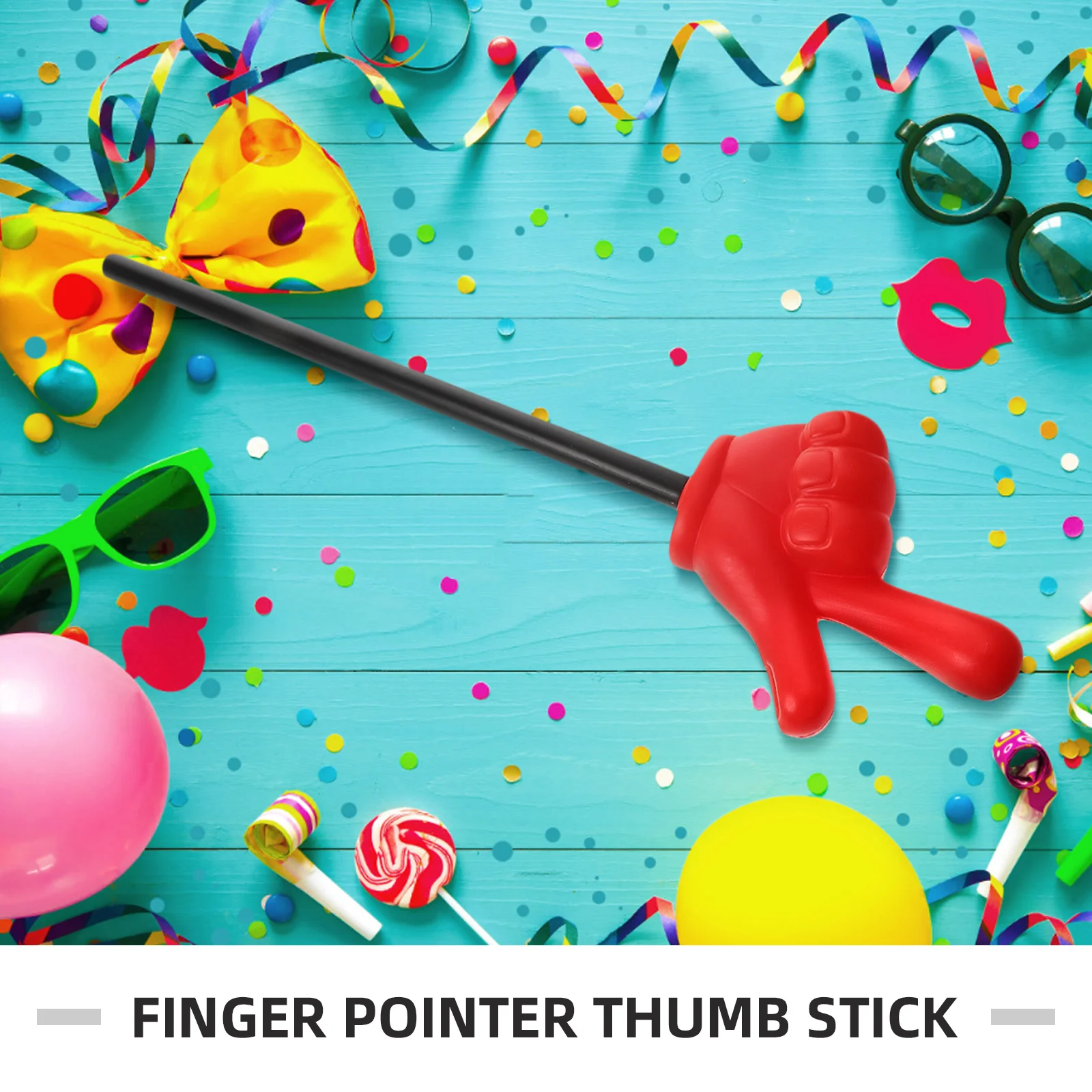 عصا مؤشر الإصبع أداة يدوية متعددة الوظائف لأداء الرقص والحفلات والأنشطة الفصل الدراسي والعروض المكتبية #5