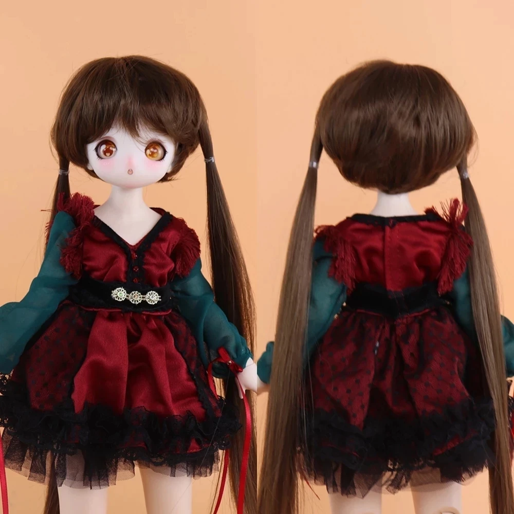 

DBS 1/4 Doll Wig Straight/Curly Hair Suitable for 16 Inch BJD