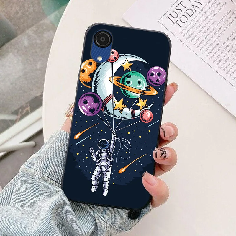 For Samsung Galaxy A03 Core Case astronaut Silicone Soft TPU Phone Case For Samsung A03 Core A032F A03Core Back Cover Funda