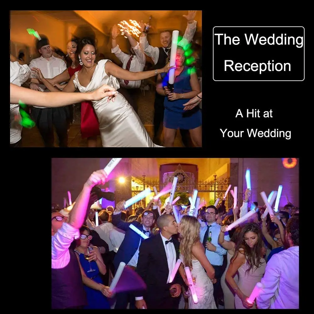 5 قطع من أعواد توهج LED متعددة الألوان 3 أوضاع متينة وعملية للمهرجانات والحفلات والمناسبات الليلية وعصي التوهج