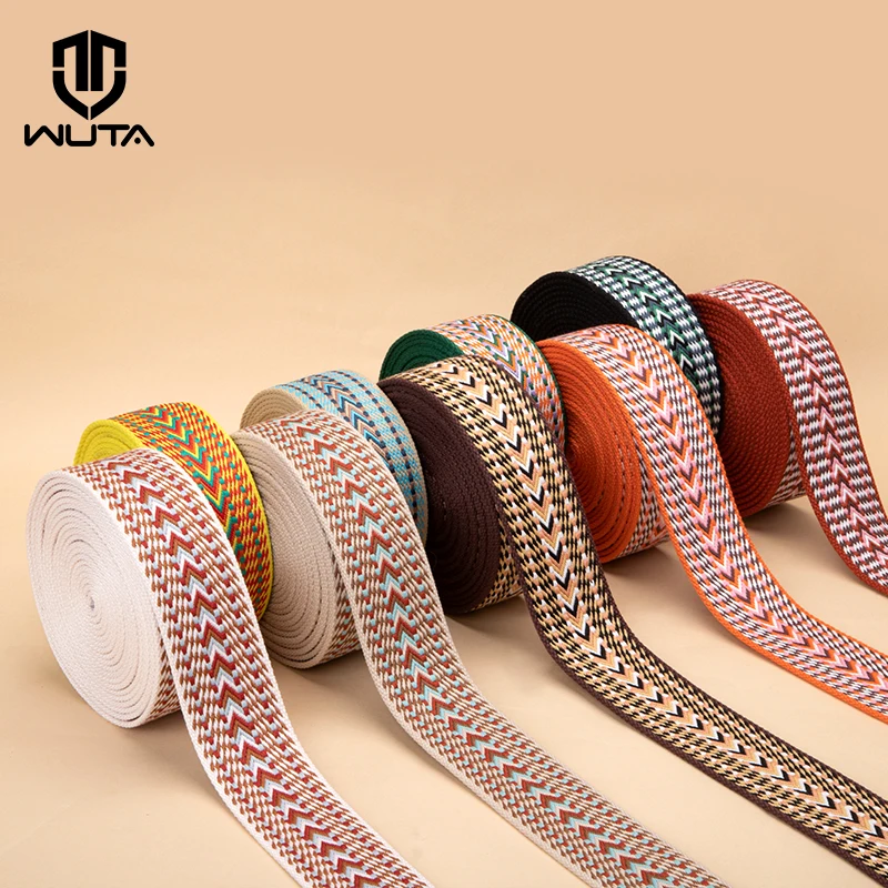 WUTA Webbing Strap for Bag Luxury Quality Fashion Webbing  Thick Nylon DIY Craft Belt Strap Accessories 5 Meter 25/50mm