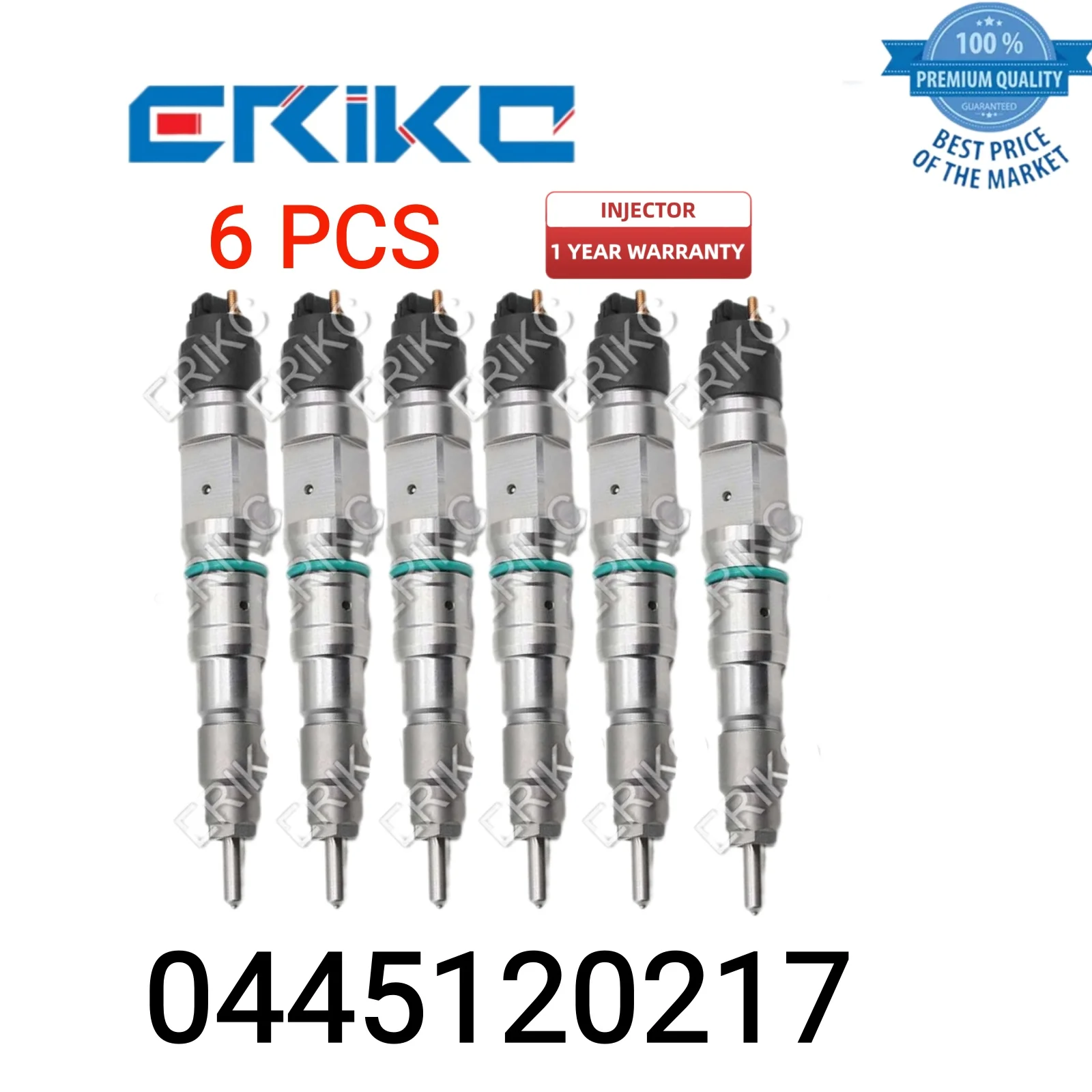 

6 PCS 0445120217 Engine Oil Injector 0 445 120 217 Auto Engine Fuel Injector 0445 120 217 Common Rail Injector