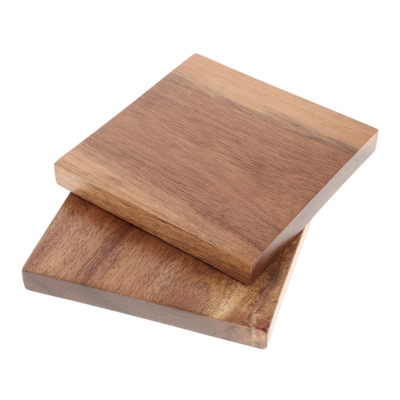 

2Pcs Wooden Mug Insulation Pad Solid Wood Table Mat Heat Resistant Coffee Cup Coasters Non Slip Drink Beverage Mat for Desk