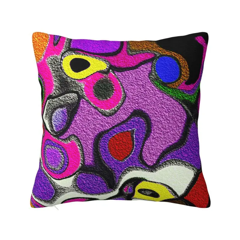 Melted Rubiks Cube Luxury Throw Pillow Cover Home Decor Chair Cushion